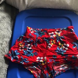 CR stretchy Hawaiian shorts